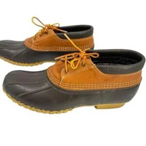 L.L. Bean men’s "Gumshoes" ankle duck boots — size US Men’s 11 Narrow.